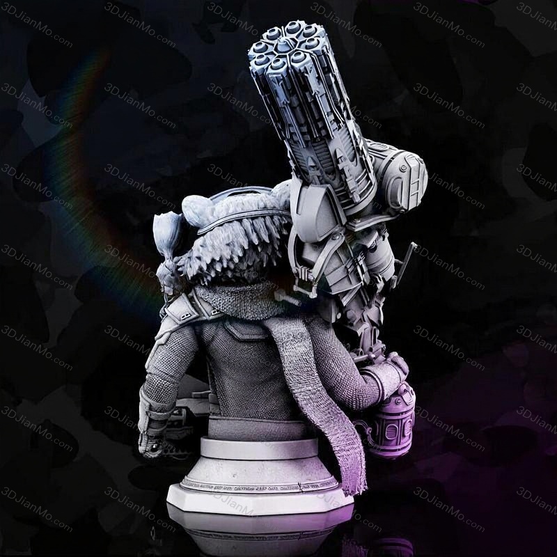 3DWicked 漫威 银河护卫队 火箭浣熊