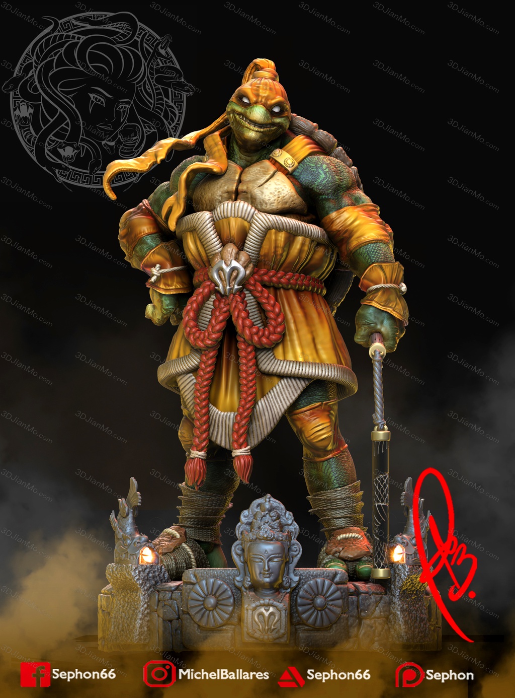 Geek MB 忍者神龟 米开朗基罗