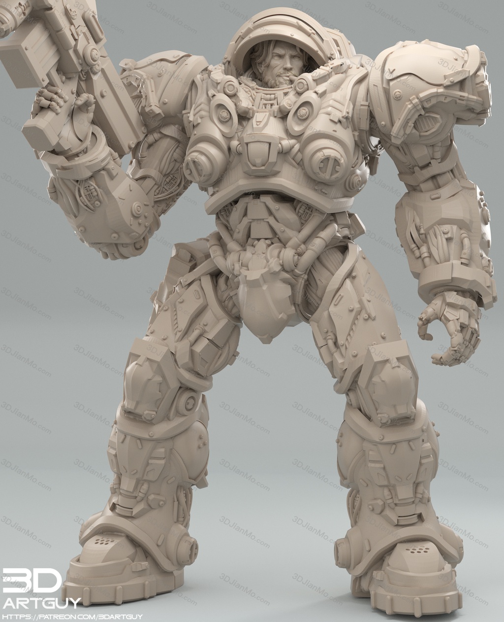 3DArtGuy 星际争霸 机枪兵