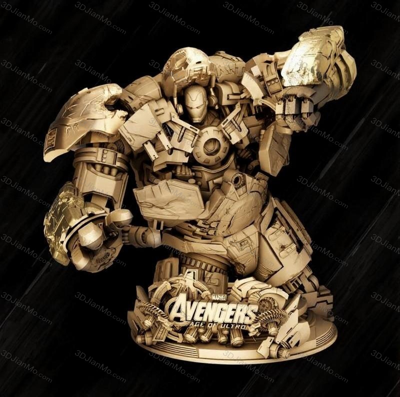 3DWicked 漫威 复联 奥创纪元 反浩克装甲