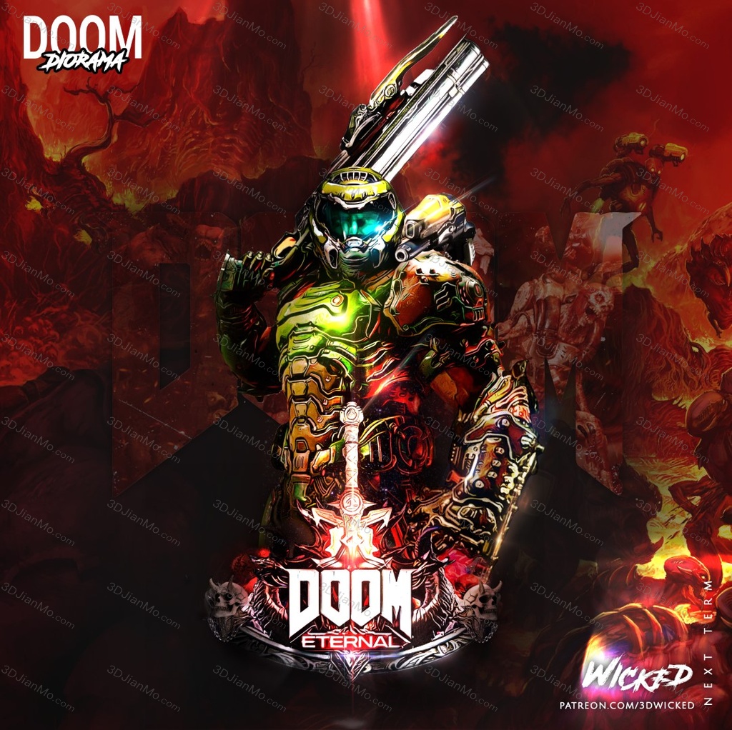 3DWicked 漫威 毁灭战士