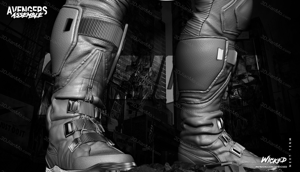 3DWicked 漫威 复联 美国队长 史蒂文·罗杰斯