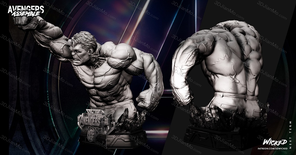 3DWicked 漫威 复联 浩克