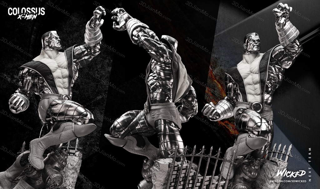 3DWicked 漫威 X战警 Colossus 丹尼尔·库德摩尔