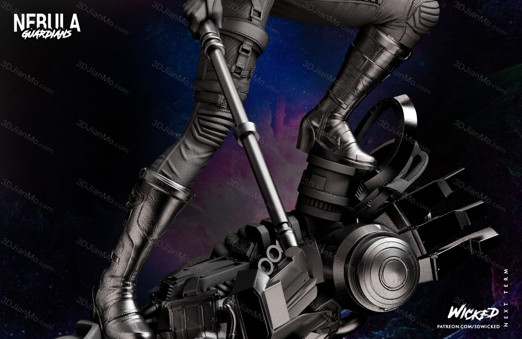 3DWicked 漫威 复联 星云 凯伦吉兰