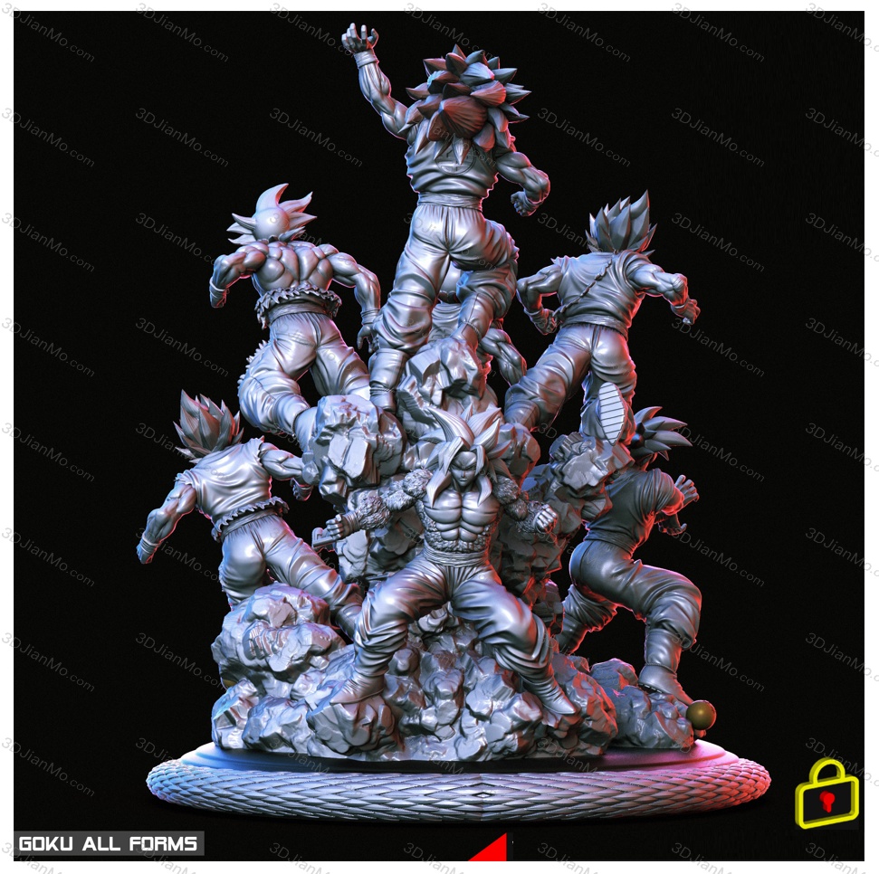 不同时间的悟空