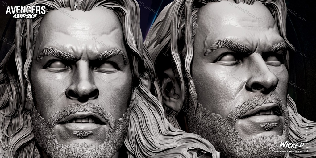 3DWicked 漫威 雷神