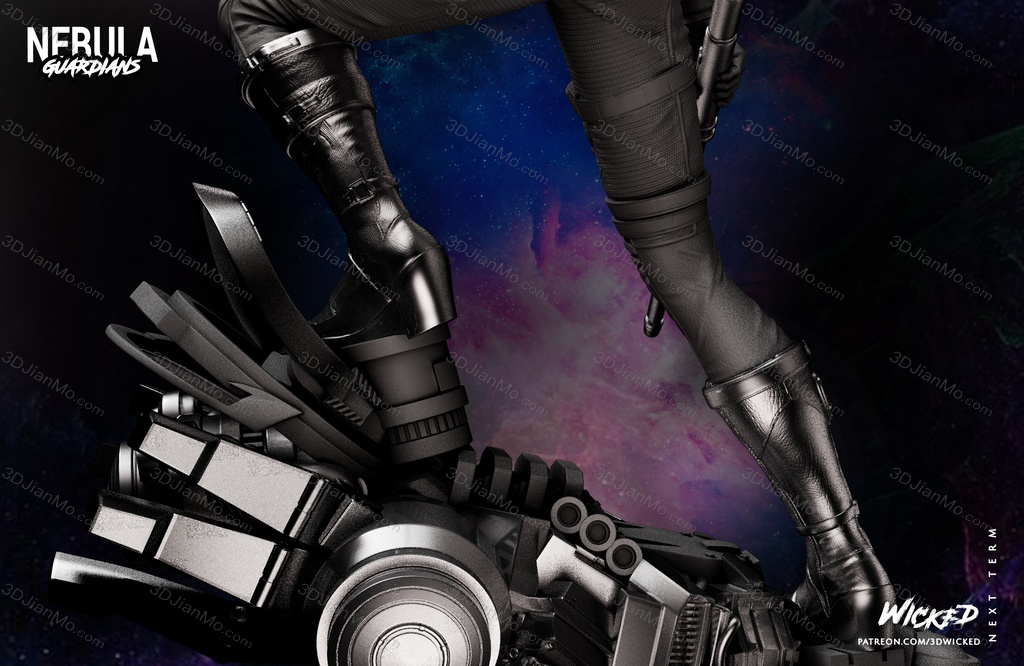 3DWicked 漫威 复联 星云 凯伦吉兰