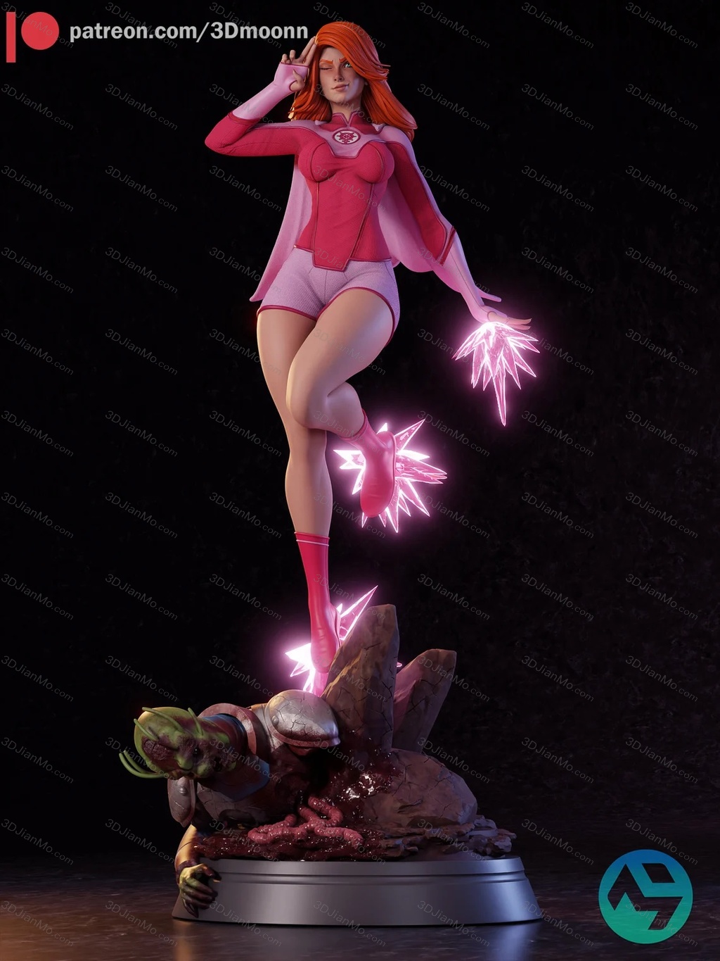 3Dmoonn 无敌少侠 原子女侠伊芙