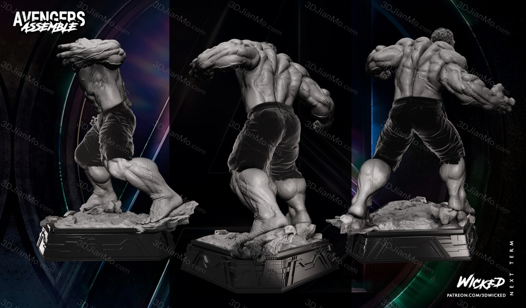 3DWicked 漫威 复联 浩克