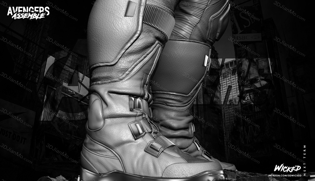 3DWicked 漫威 复联 美国队长 史蒂文·罗杰斯