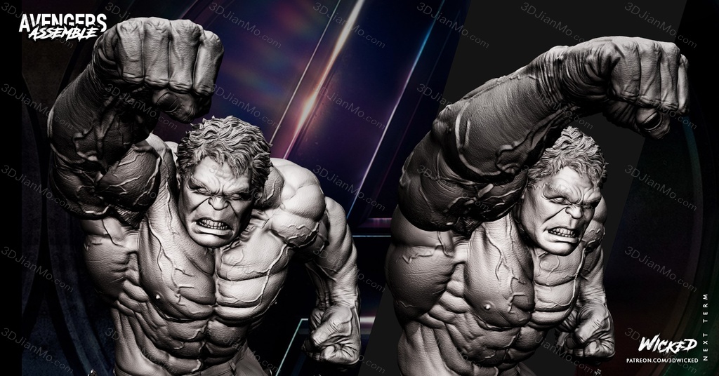 3DWicked 漫威 复联 浩克