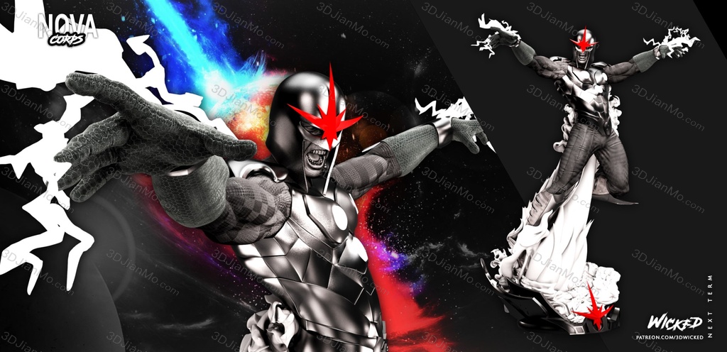 3DWicked 漫威 新星