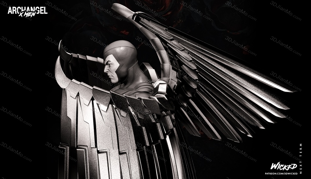 3DWicked 漫威 X战警 天使长 沃伦·肯尼思·沃辛顿三世