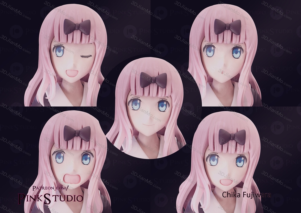 Pink Studio 辉夜大小姐想让我告白 藤原千花