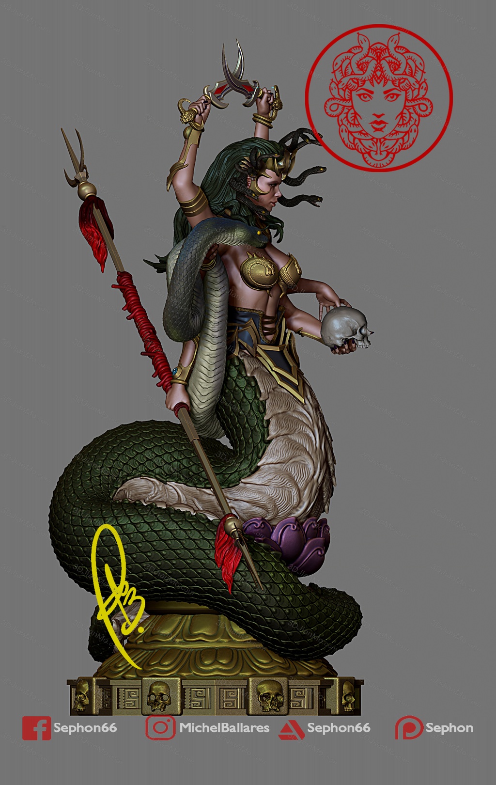 Geek MB 龙与地下城 六臂蛇魔