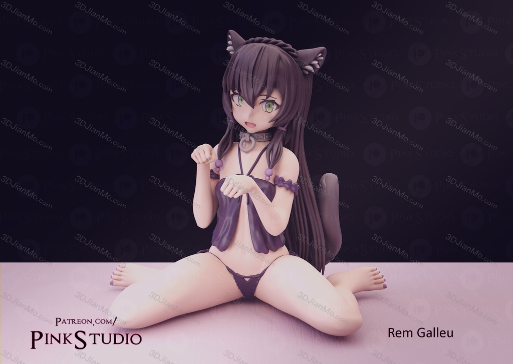 Pink Studio 异世界魔王与召唤少女的奴隶魔术 蕾姆·嘉蕾邬