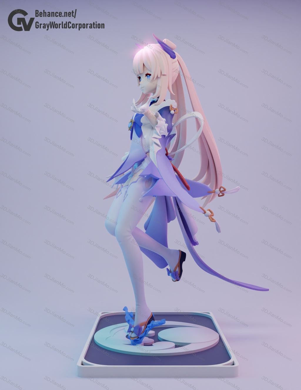 GrayWorld 原神 神巫女珊瑚宫心海