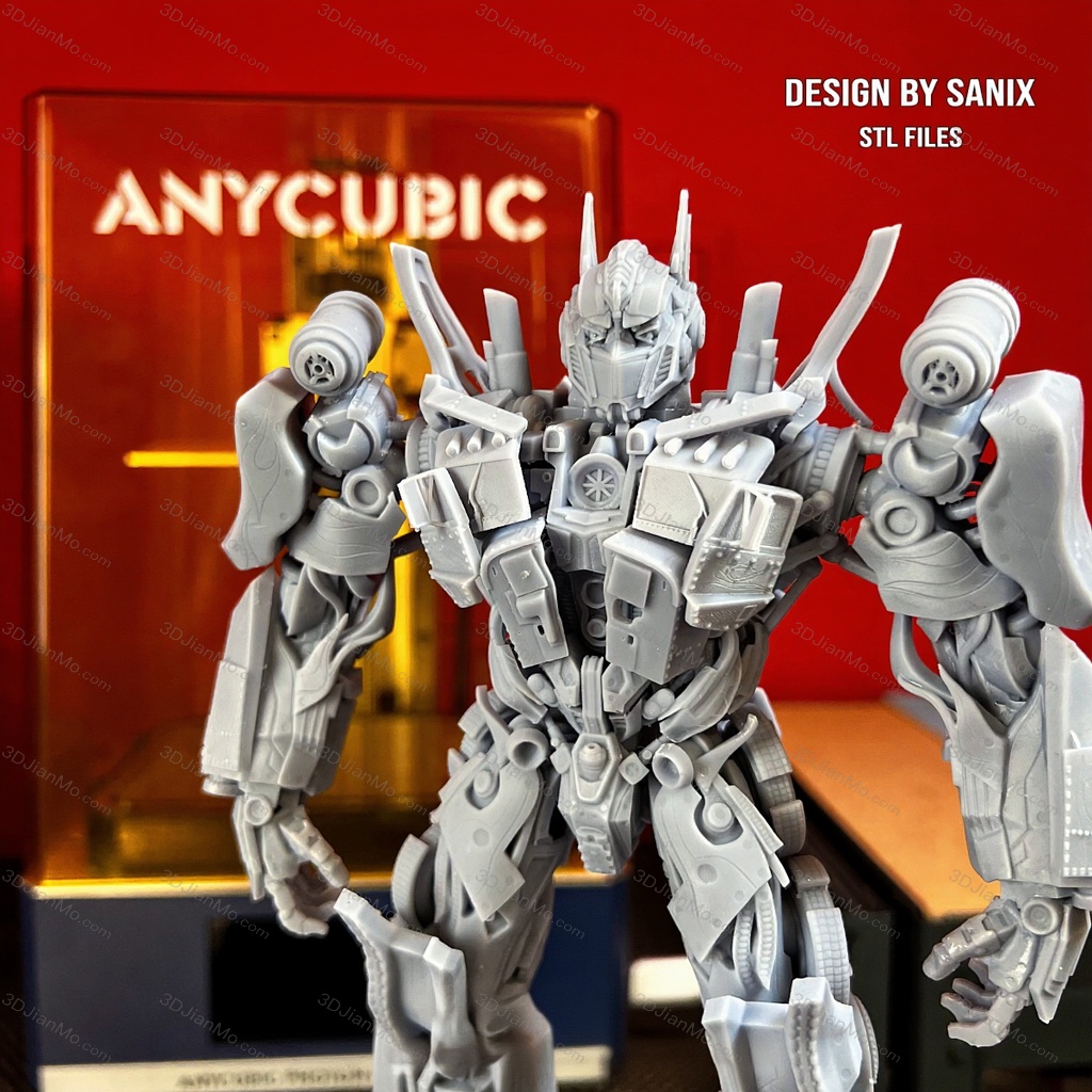 Sanix3d 变形金刚 擎天柱