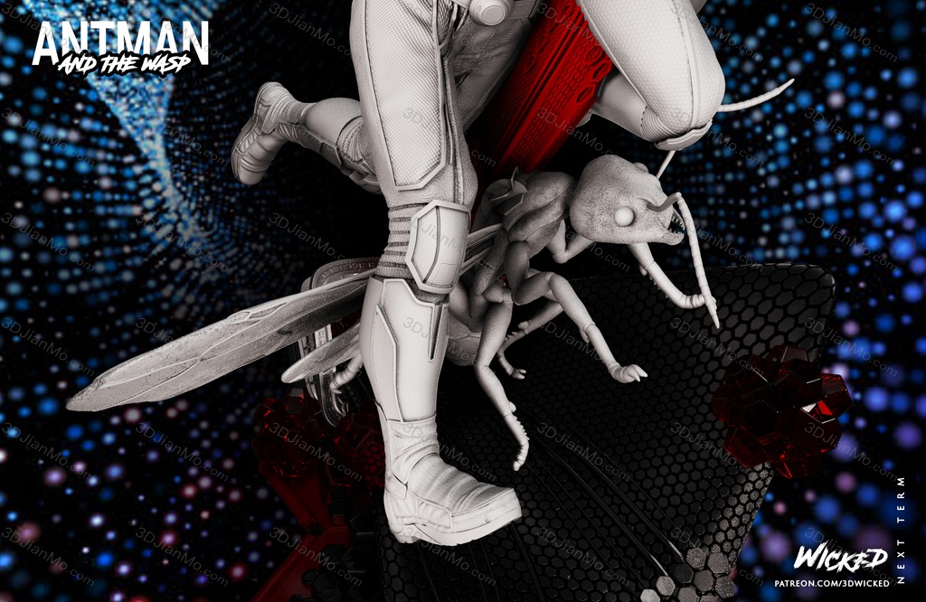 3DWicked 漫威 蚁人与黄蜂女