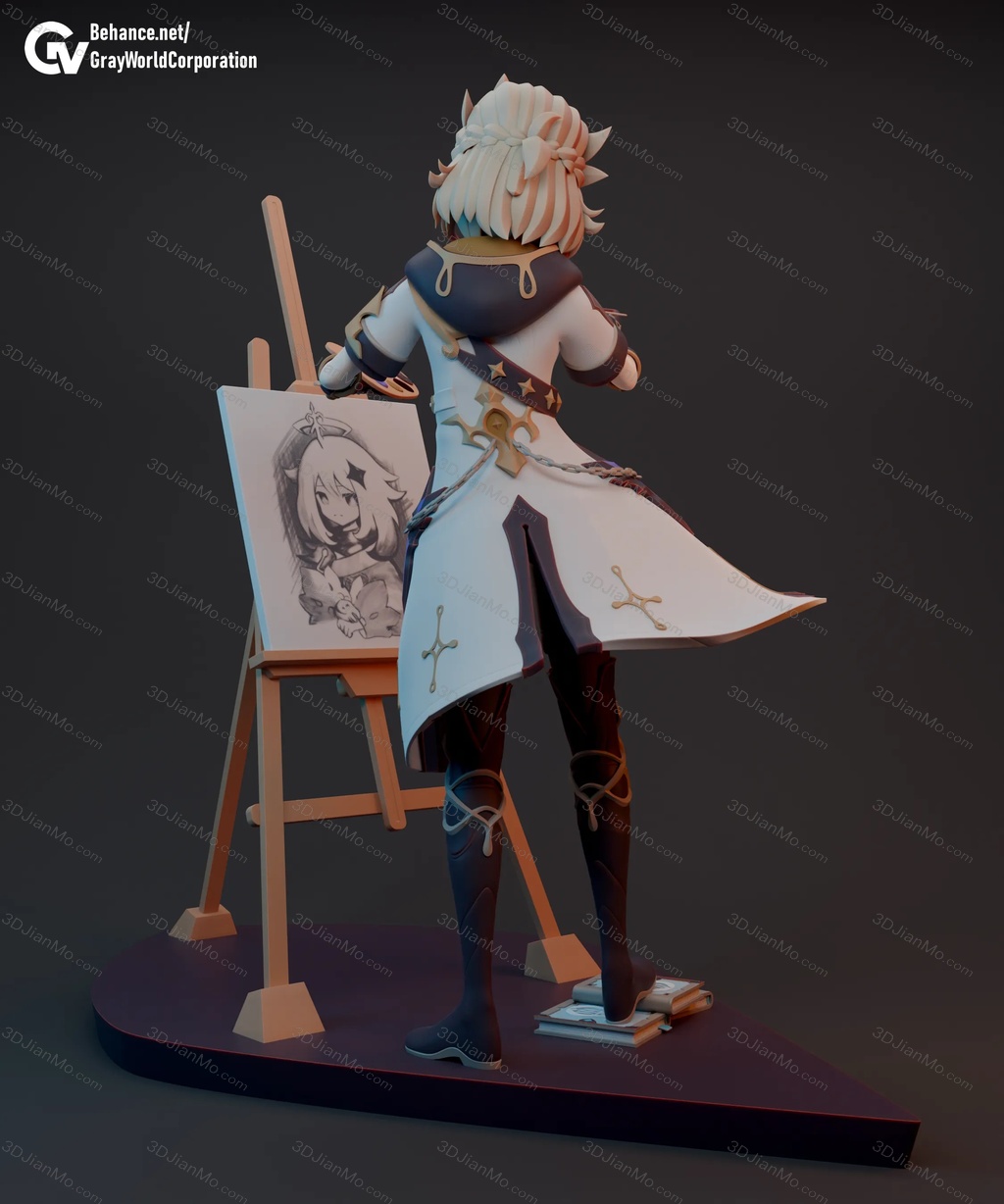 GrayWorld 原神 炼金术师 阿贝多·克莱因普林茨