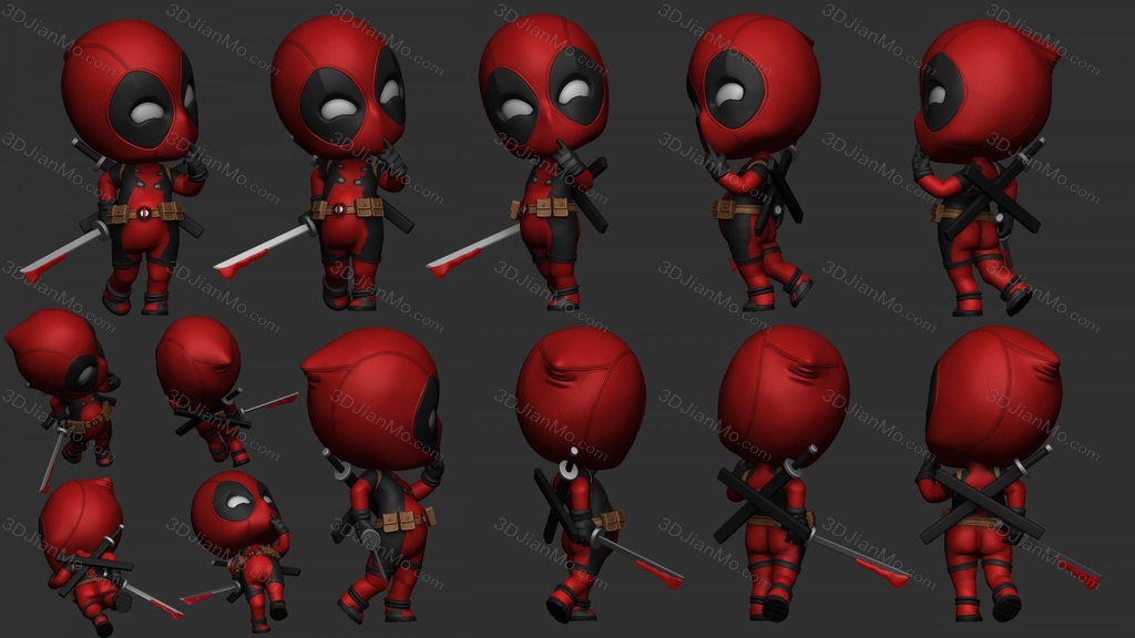 Chibi STL 漫威 死待