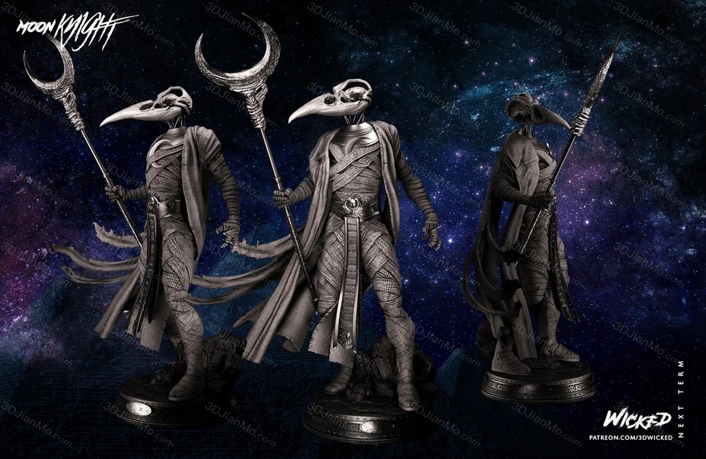 3DWicked 漫威 月光骑士 孔苏