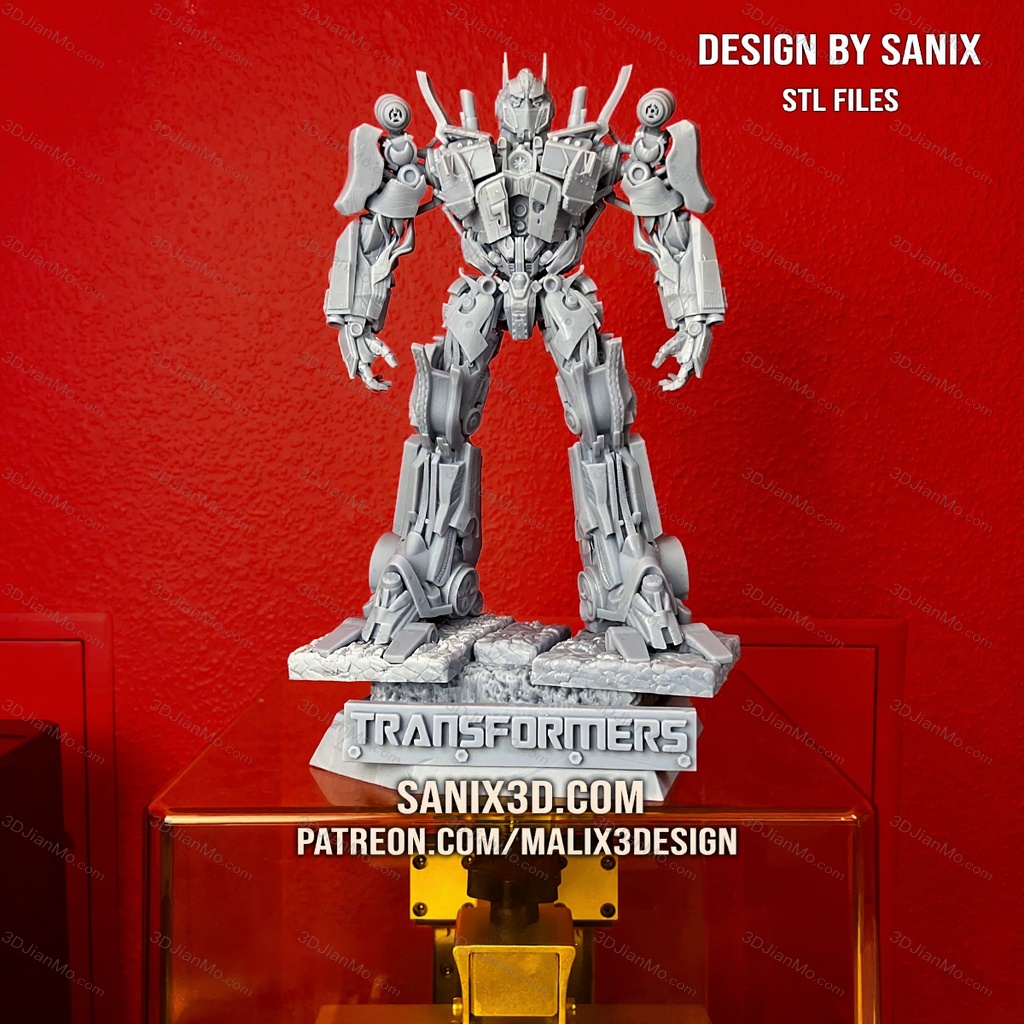 Sanix3d 变形金刚 擎天柱