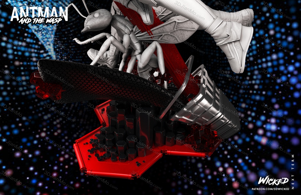 3DWicked 漫威 蚁人与黄蜂女