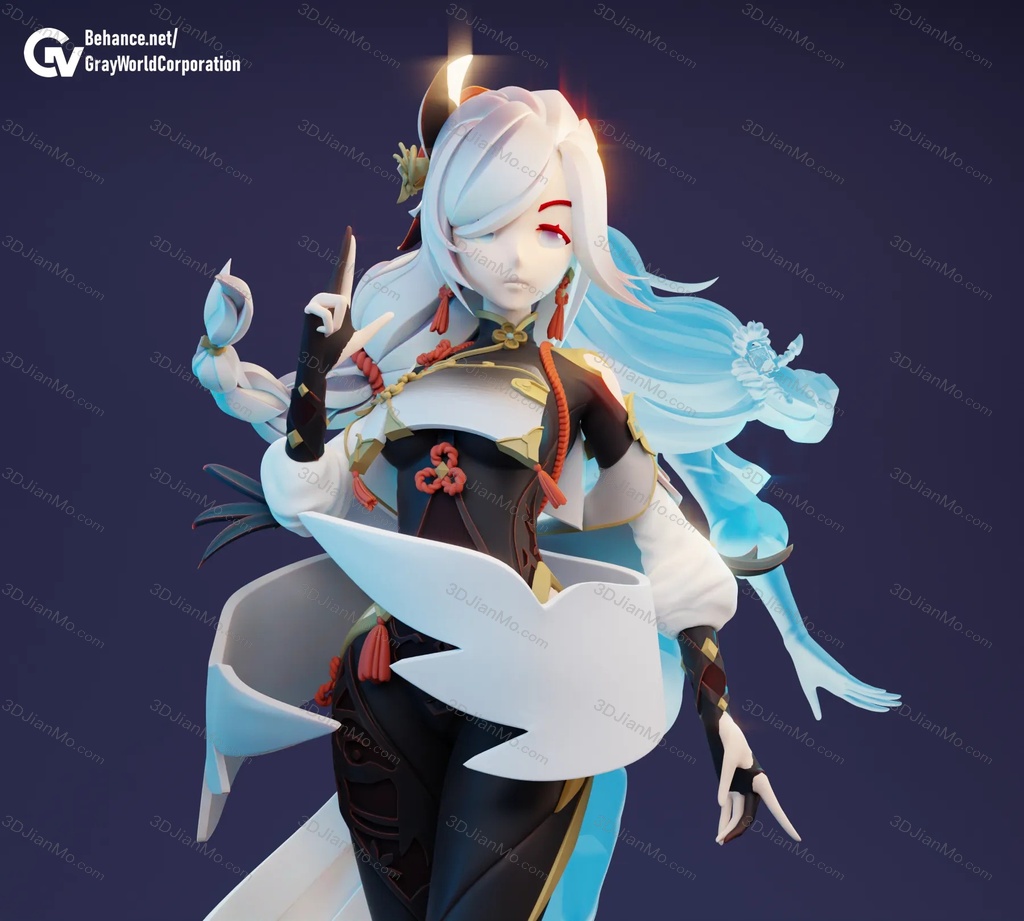 GrayWorld 原神 申鹤