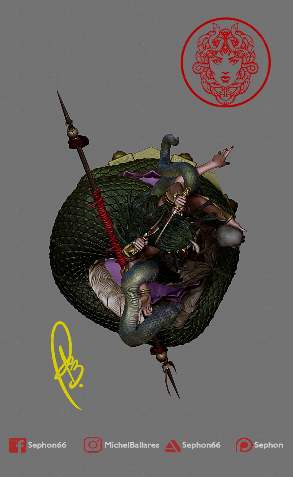 Geek MB 龙与地下城 六臂蛇魔