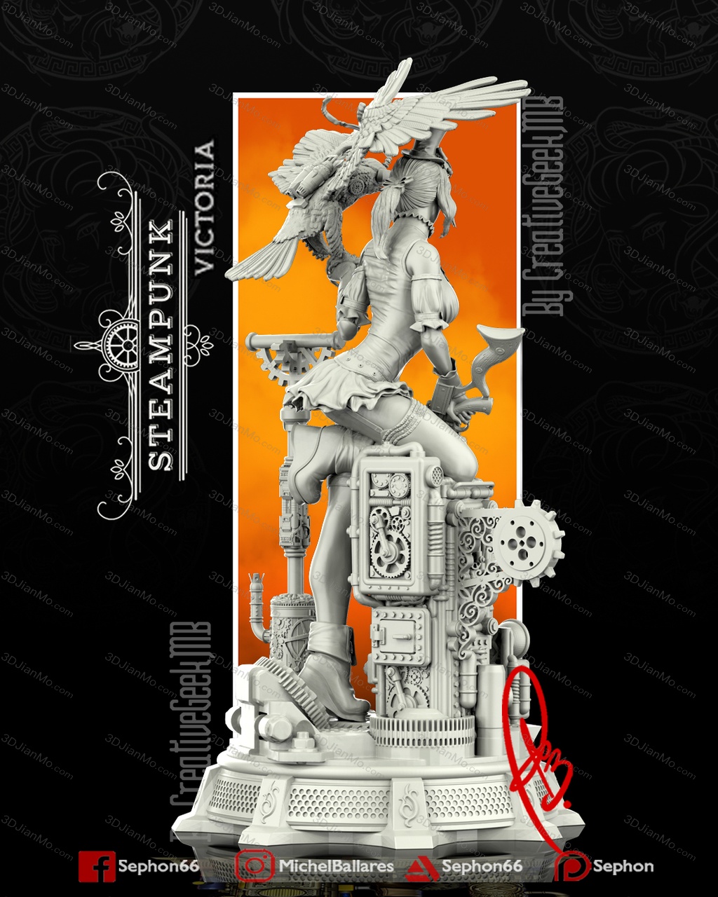 Geek MB 蒸汽朋克女孩 维多利亚