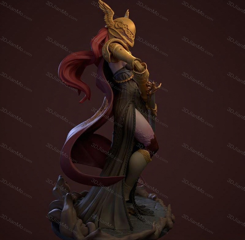 Dinamuuu 3D 艾尔登法环 女武神 玛莲妮亚