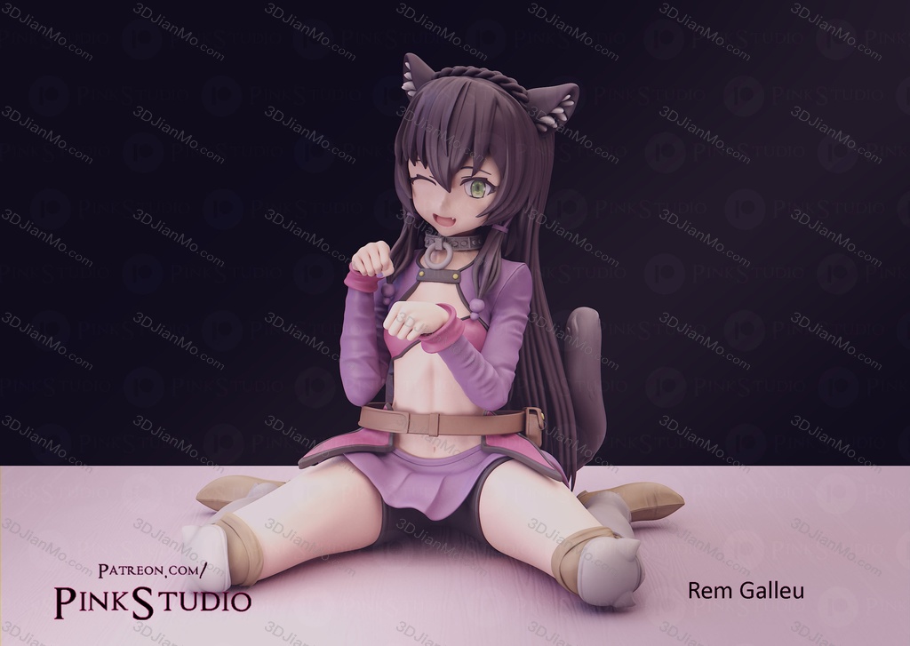 Pink Studio 异世界魔王与召唤少女的奴隶魔术 蕾姆·嘉蕾邬