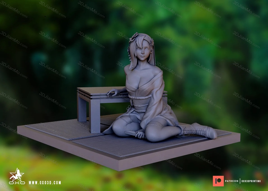 OXO3D 最终幻想 蒂法·洛克哈特