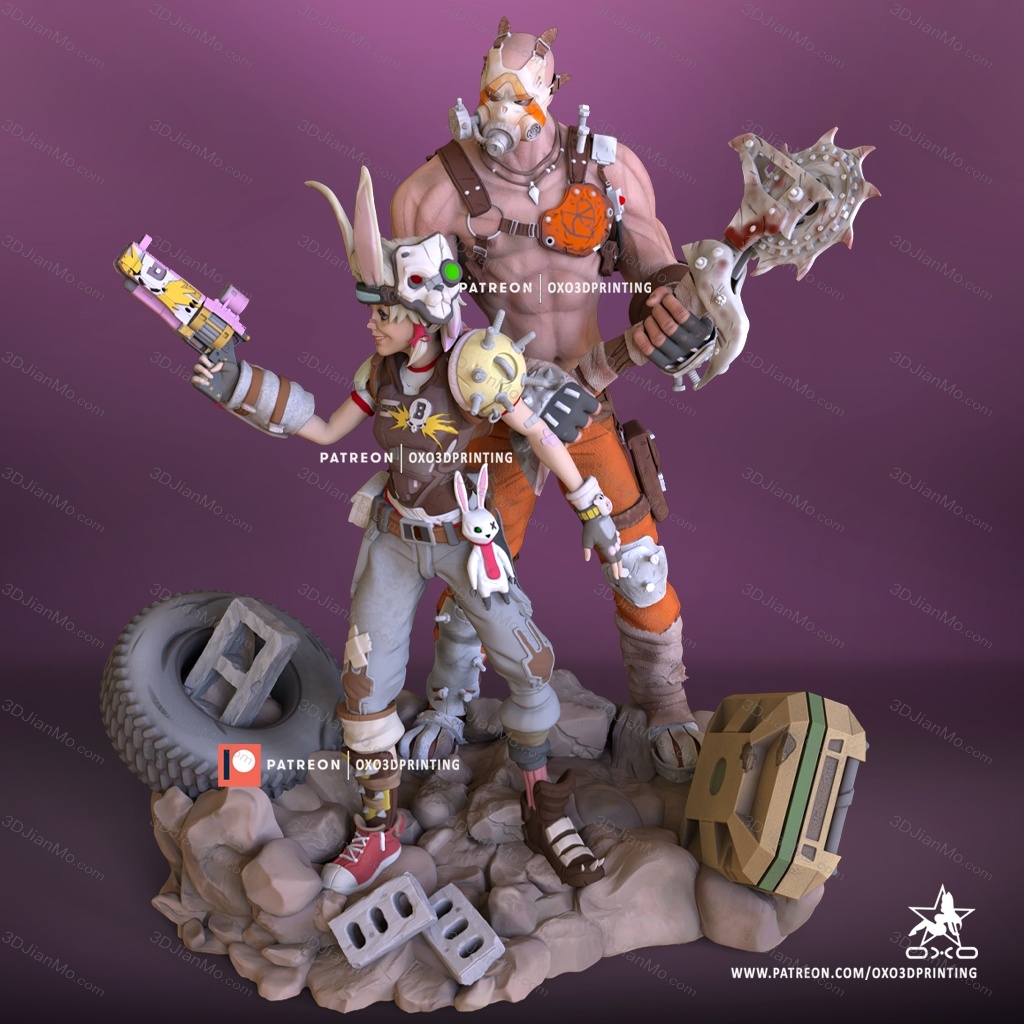 OXO3D 无主之地 缇娜