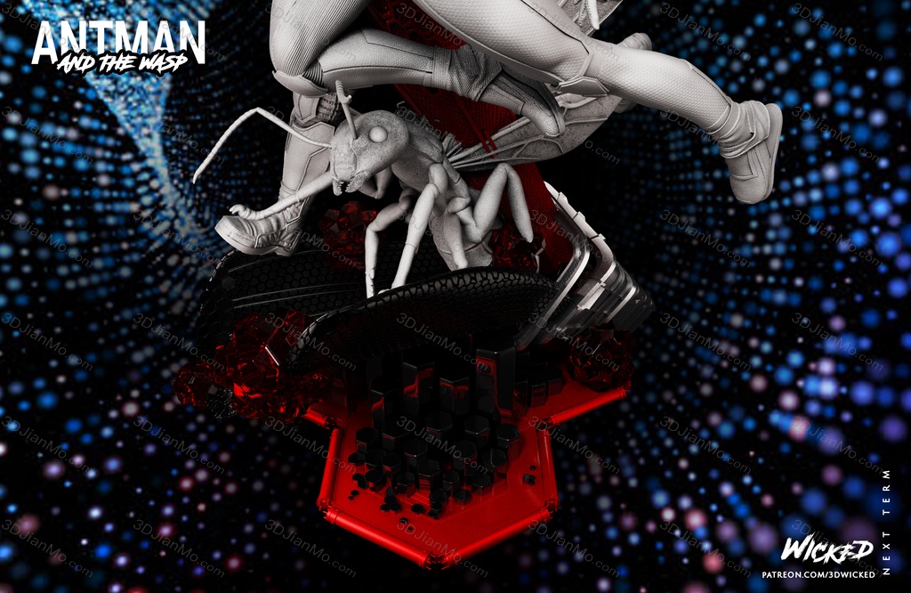 3DWicked 漫威 蚁人与黄蜂女