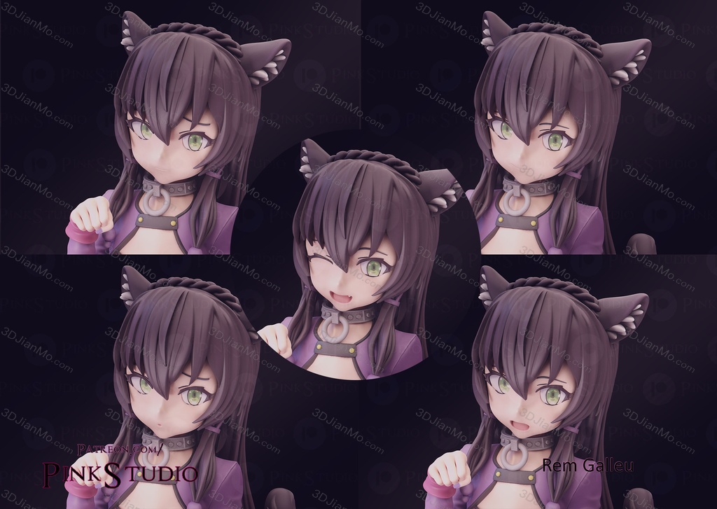 Pink Studio 异世界魔王与召唤少女的奴隶魔术 蕾姆·嘉蕾邬