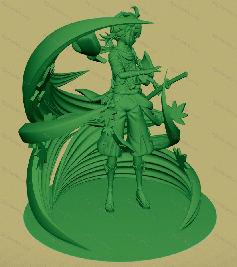 GrayWorld 原神 浪人武士枫原万叶