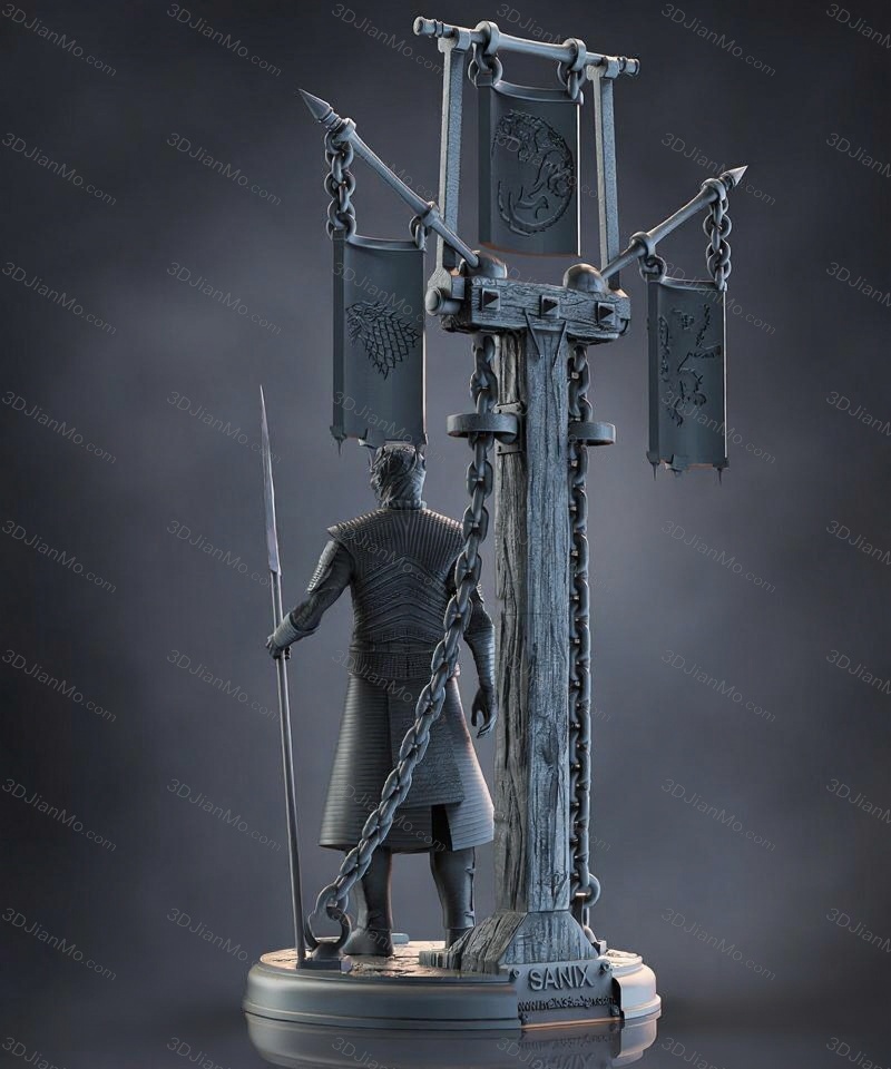 Sanix3d 权力的游戏 夜王