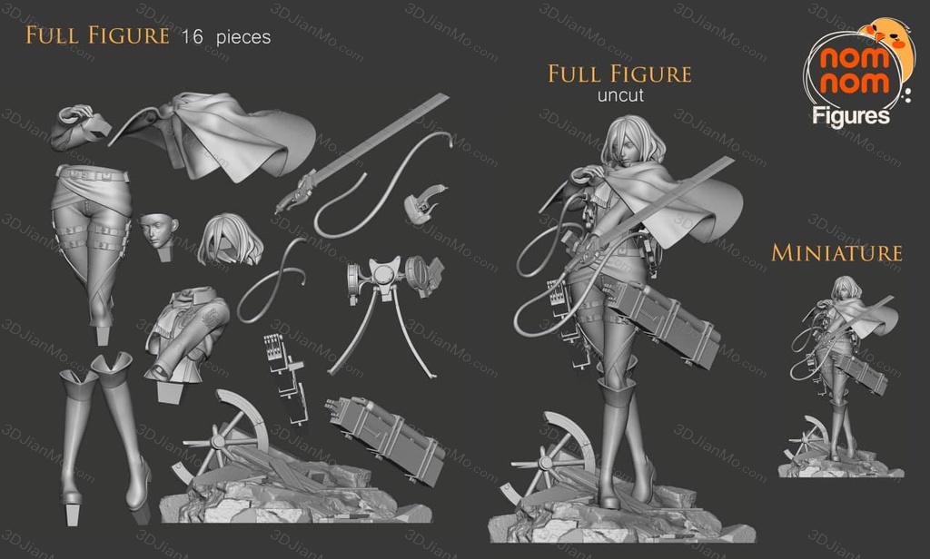 NomNom 进击的巨人 三笠·阿克曼