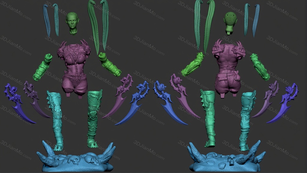 Artifex3d 魔兽争霸 迦罗娜·哈弗欧森