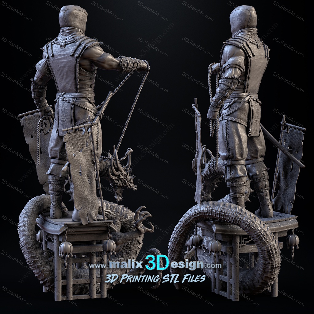 Sanix3d 真人快打 蝎子