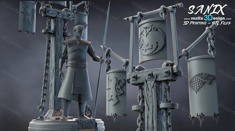 Sanix3d 权力的游戏 夜王