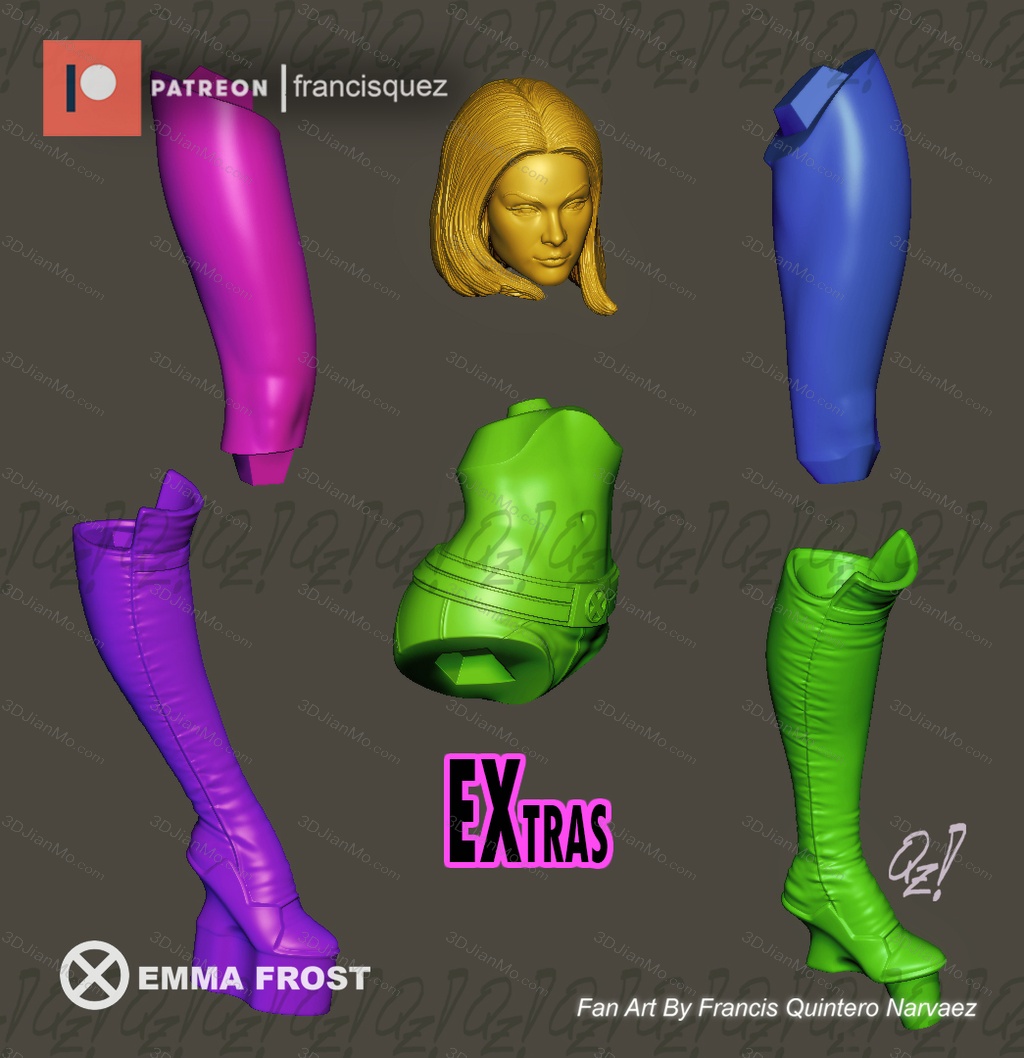 Francis Quez 漫威 白皇后