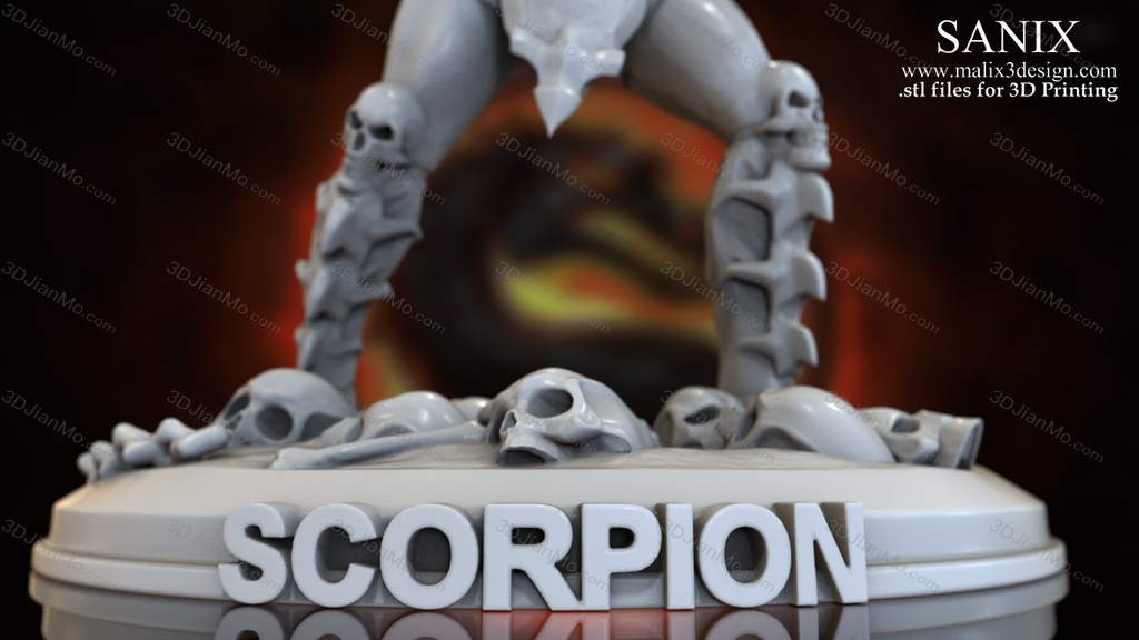 Sanix3d 真人快打 蝎子