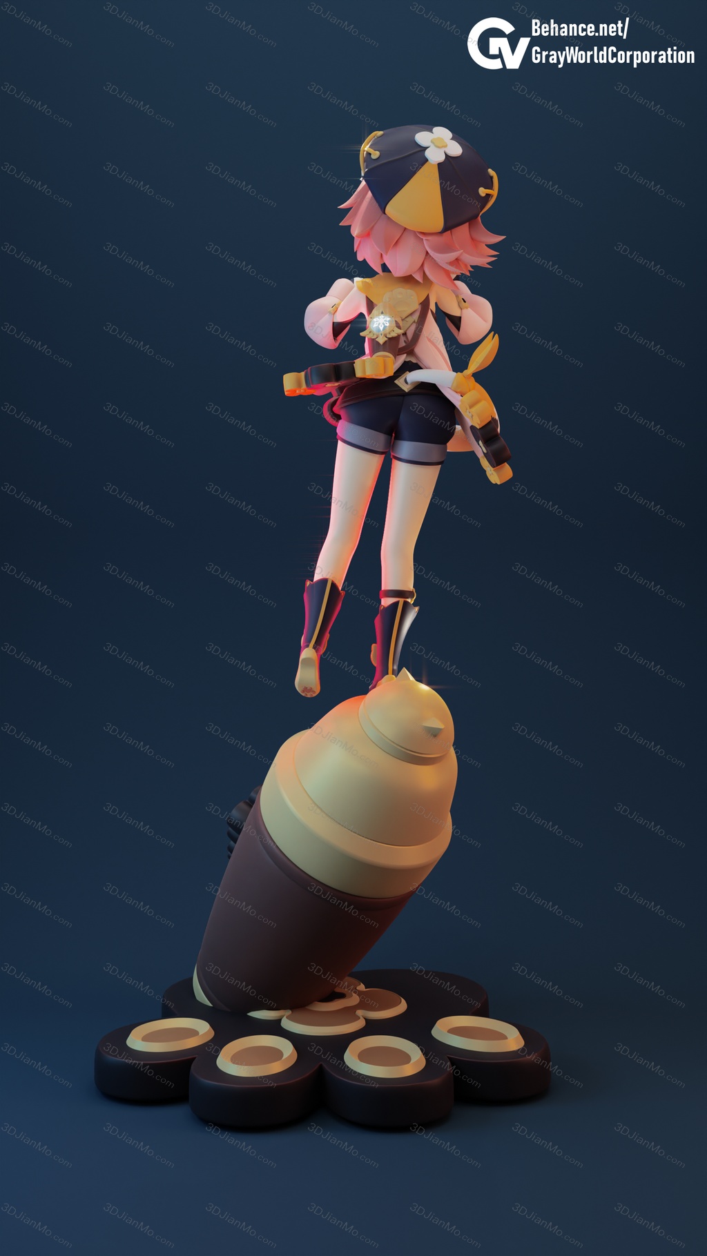 GrayWorld 原神 调酒师 迪奥娜