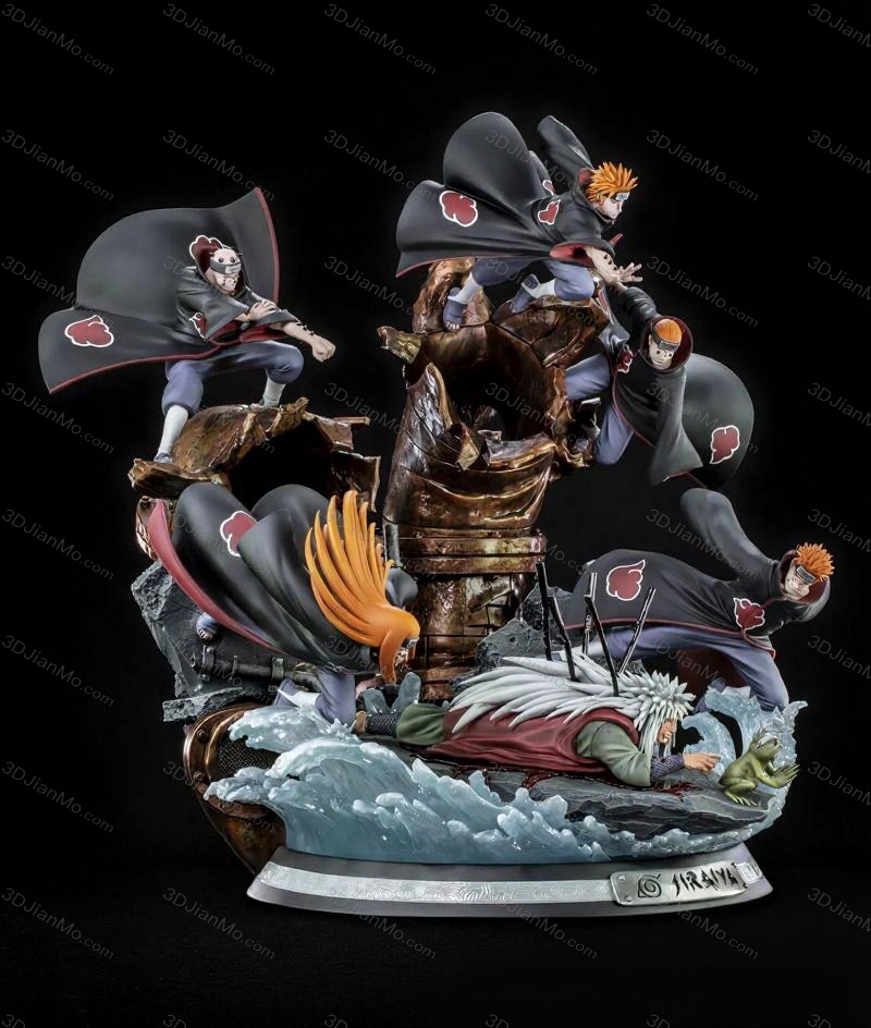 火影忍者 自来也和鸣人