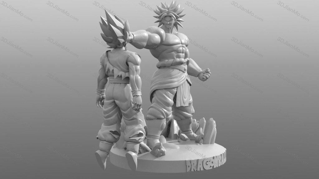 Sekai 龙珠 布罗利对悟空