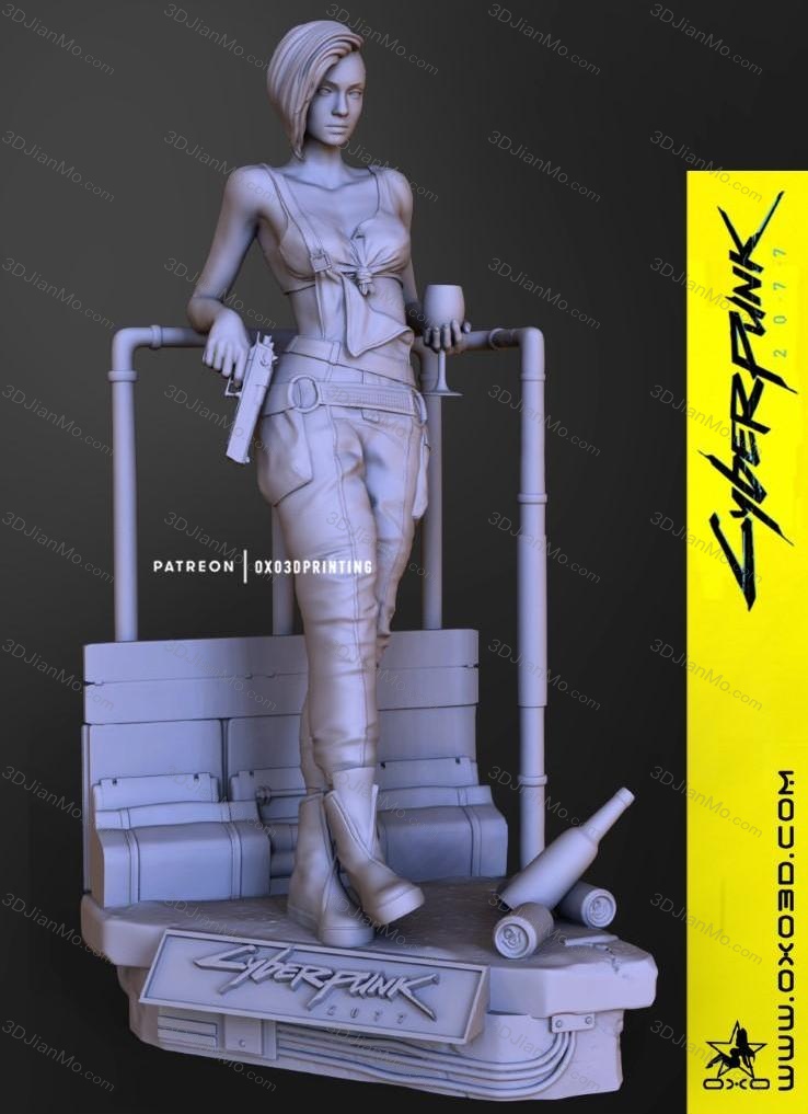 OXO3D 赛博朋克 朱迪·阿尔瓦雷兹